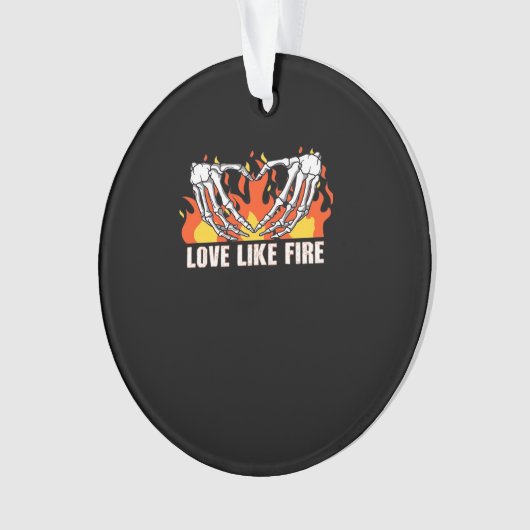 Like Classic - Skelet Handen Hart Ornament (voorkant)