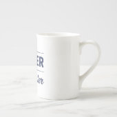 Like Father Like Daughter Text Design Porselein Kop (Rechts)