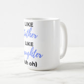 Like Father Like Daughter U Oh bl Koffiemok (Voorkant rechts)