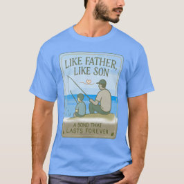 Like Father Like Son Gevist - Een oprechte vader T-shirt