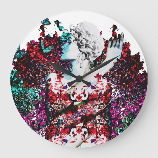 Like Flowering Flowers Grote Klok (Voorkant)