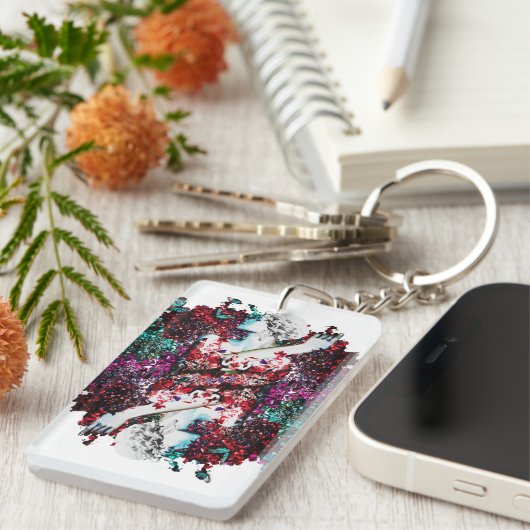 Like Flowering Flowers Sleutelhanger (Voorkant Rechts)
