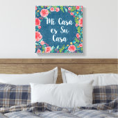 Like Frida VIII | Mi Casa es Su Casa Canvas Afdruk (Insitu (Slaapkamer))