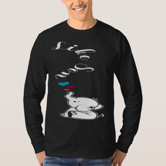 Like son Loving Father T-shirt (Voorkant)