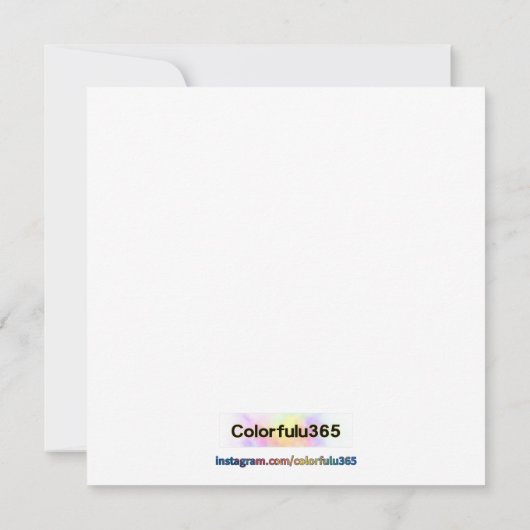 Like Sunshine – Sky & Cloud Kalligrafie Kunstwerk Kaart (Achterkant)