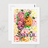 Like the Rose Never Briefkaart (Voorkant / Achterkant)