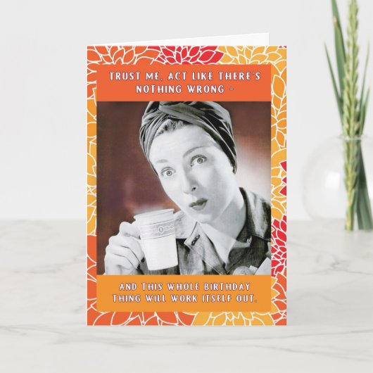 Like There's Nothing Wrong Birthday Act Kaart (Voorkant)