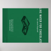 Like Water For Chocolate,Cute Chocolate Lover Gift Poster (Voorkant)