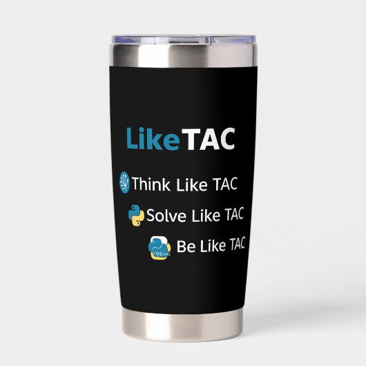 LikeTAC- Coffee Mug  Geïsoleerde Drinkbeker (Voorkant)