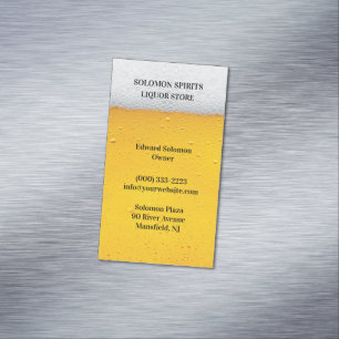 likeurbier magnetisch visitekaartje