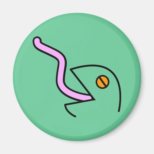 Likke hagedis. magneet (Voorkant)