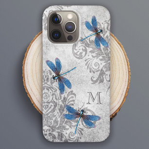 likkerij Grunge Damask met Monogram Case-Mate iPhone 14 Pro Max Hoesje