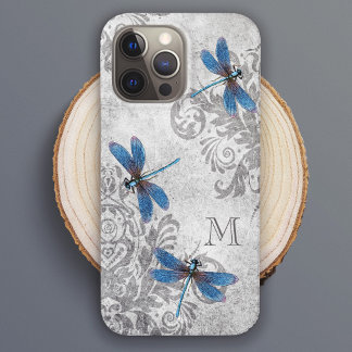 likkerij Grunge Damask met Monogram Case-Mate iPhone 14 Pro Max Hoesje