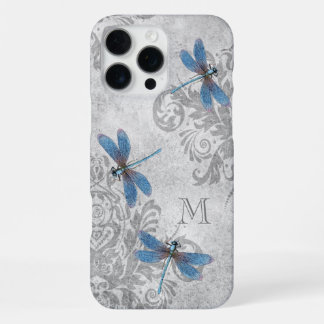 likkerij Grunge Damask met Monogram iPhone 16 Pro Max Hoesje