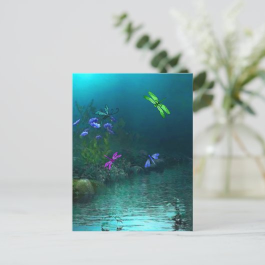 likkerlichten briefkaart (Staand voorkant)