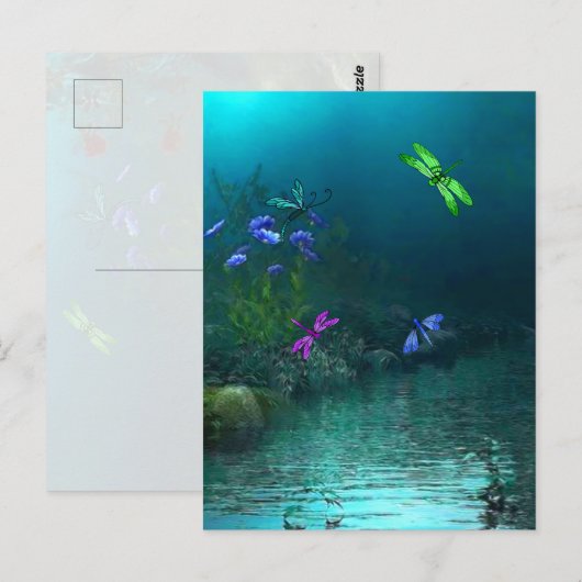 likkerlichten briefkaart (Voorkant / Achterkant)