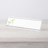 likkerlichten bureau naambordje (Voorkant)