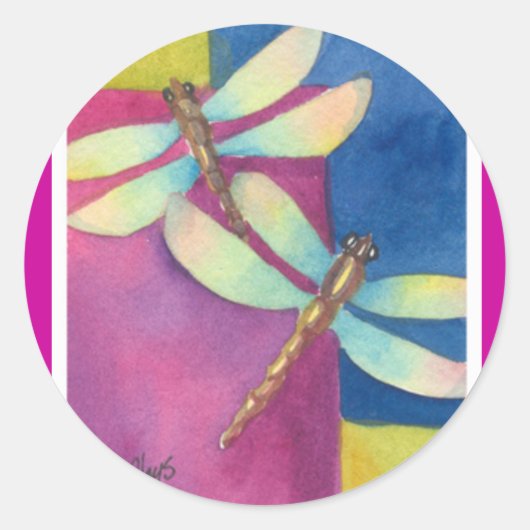 likkerlichten ronde sticker (Voorkant)