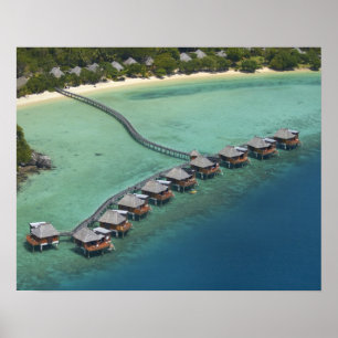 Likuliku Lagoon Resort, Malolo-eiland, Fiji Poster