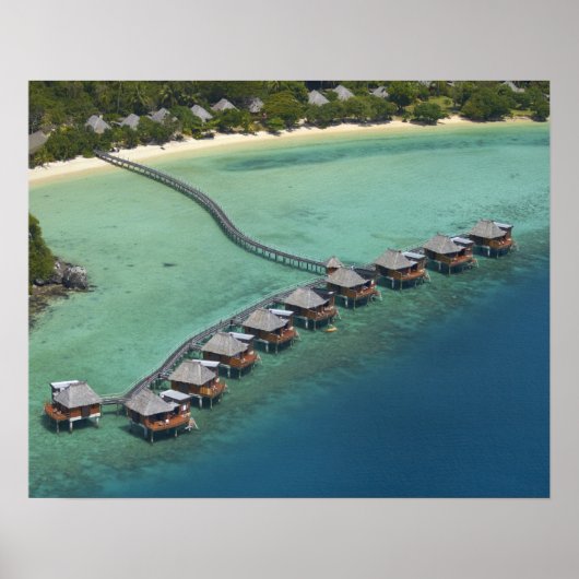Likuliku Lagoon Resort, Malolo-eiland, Fiji Poster (Voorkant)