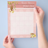 Lil aap, Baby shower Bingo in kramble Game Flyer (Hand)