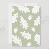 Lil Acorn - tak schetsen en letters Kaart (Achterkant)