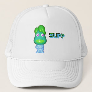 Lil Alien Gangster zegt: "Sup?" Trucker Pet
