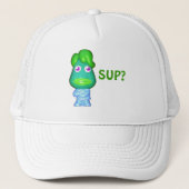 Lil Alien gast zegt: "Sup?" Trucker Pet (Voorkant)