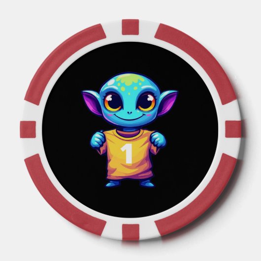 Lil' Alien Poker Chips (Voorkant)