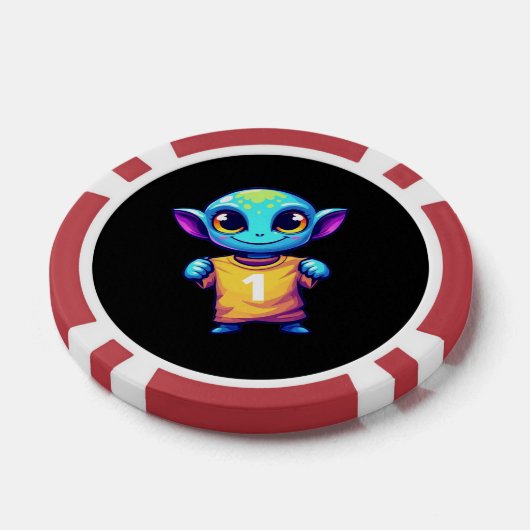 Lil' Alien Poker Chips (Enkel)