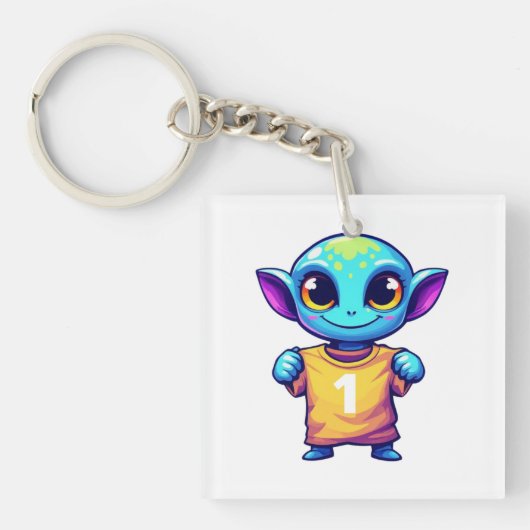 Lil' Alien Sleutelhanger (voorkant)