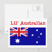 Lil' Australian Briefkaart (Voorkant / Achterkant)