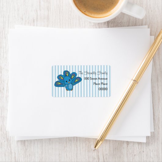 Lil' Baby Peacock Etiket (Insitu)