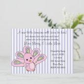 Lil' Baby Peacock Kaart (Staand voorkant)