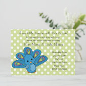 Lil' Baby Peacock Kaart (Staand voorkant)