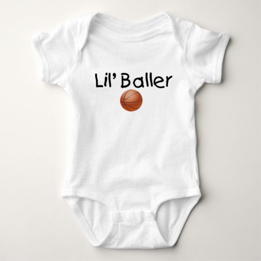 Lil Baller Basketball Romper (Voorkant)