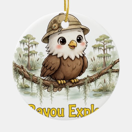 Lil' Bayou Explorers Adelaar Kerst Ornament (Voorkant)