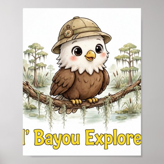 Lil' Bayou Explorers Adelaar Poster (Voorkant)