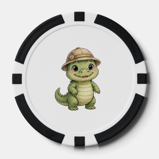 Lil' Bayou Explorers Alligator Poker Chips (Voorkant)