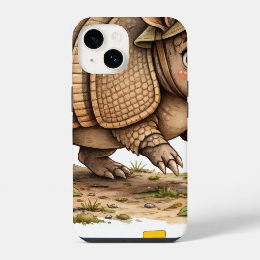 Lil' Bayou Explorers Armadillo iPhone 14 Hoesje (Achterkant)