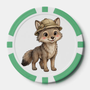 Lil' Bayou Explorers Coyote Poker Chips