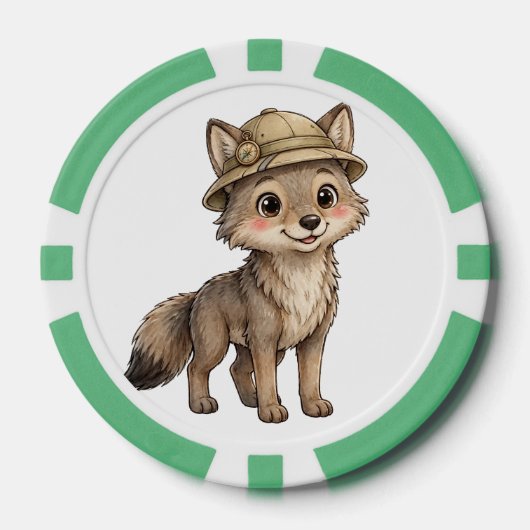 Lil' Bayou Explorers Coyote Poker Chips (Voorkant)
