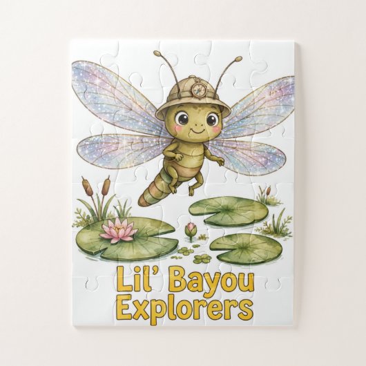 Lil' Bayou Explorers Dragonfly 30-delige puzzel vo (Verticaal)
