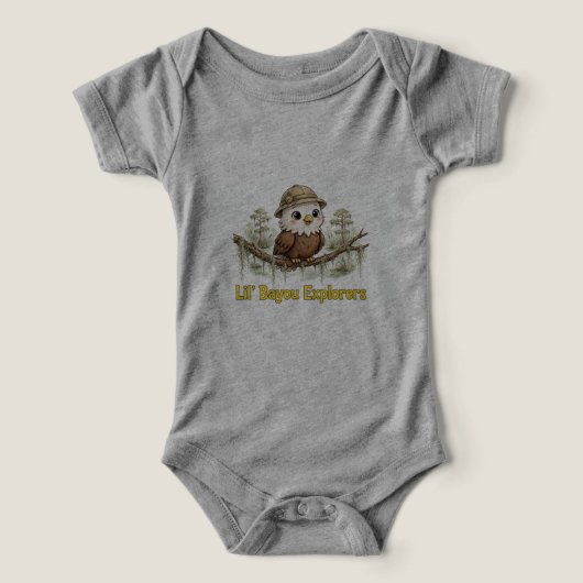 Lil' Bayou Explorers Eagle Baby One Piece (Design voorkant)