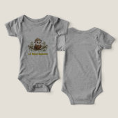 Lil' Bayou Explorers Eagle Baby One Piece (Ontwerp Voorkant & Achterkant)
