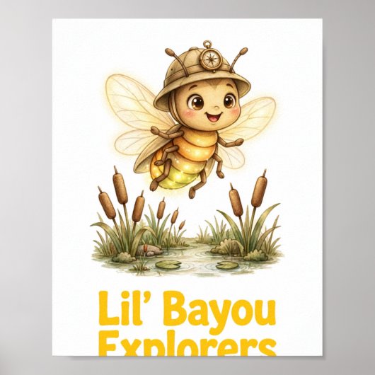 Lil' Bayou Explorers Firefly Poster (Voorkant)