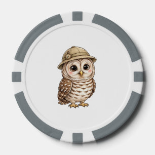 Lil' Bayou Explorers Gebandeerde Uil Pokerfiches Poker Chips