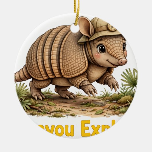 Lil' Bayou Explorers Gordeldier Kerst Ornament (Voorkant)