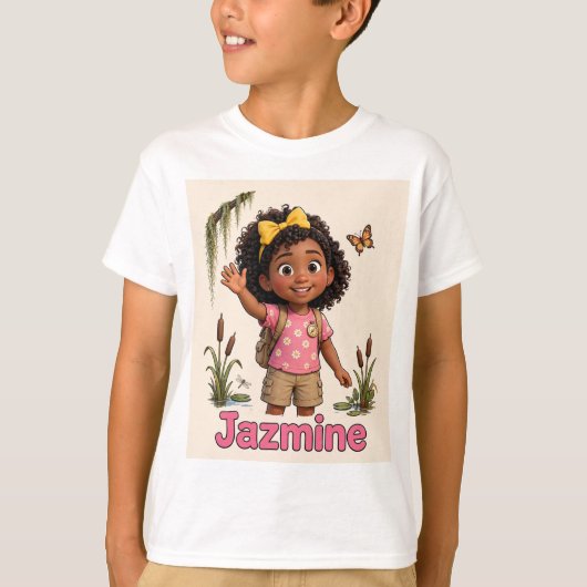 Lil' Bayou Explorers Jazmine T-shirt (Voorkant)