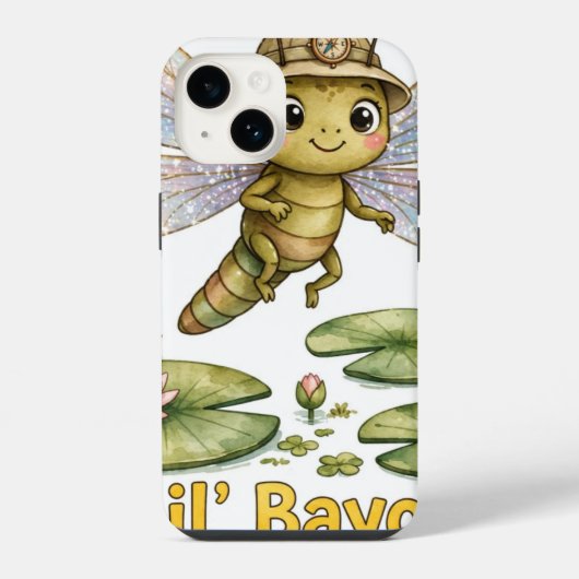 Lil' Bayou Explorers Libelle iPhone 14 Hoesje (Achterkant)